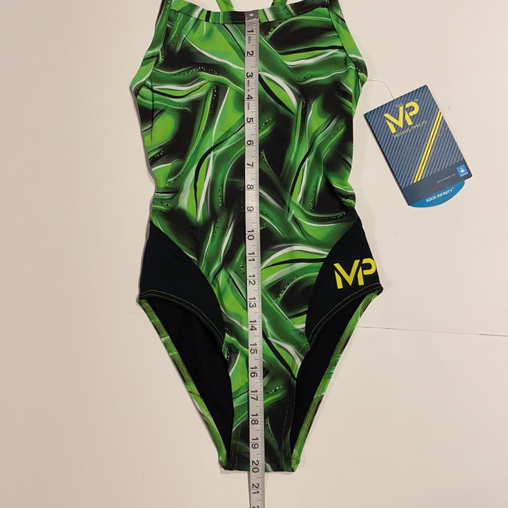 Michael Phelps SZ 26 Aqua Infinity One Piece Swimsuit Bathing Suit New D29 - Picture 9 of 15